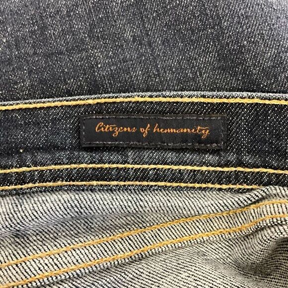 Citizens of Humanity Ankle Jeans Haley #174 Stretch Women's 30 Dark Wash Denim - Picture 9 of 14